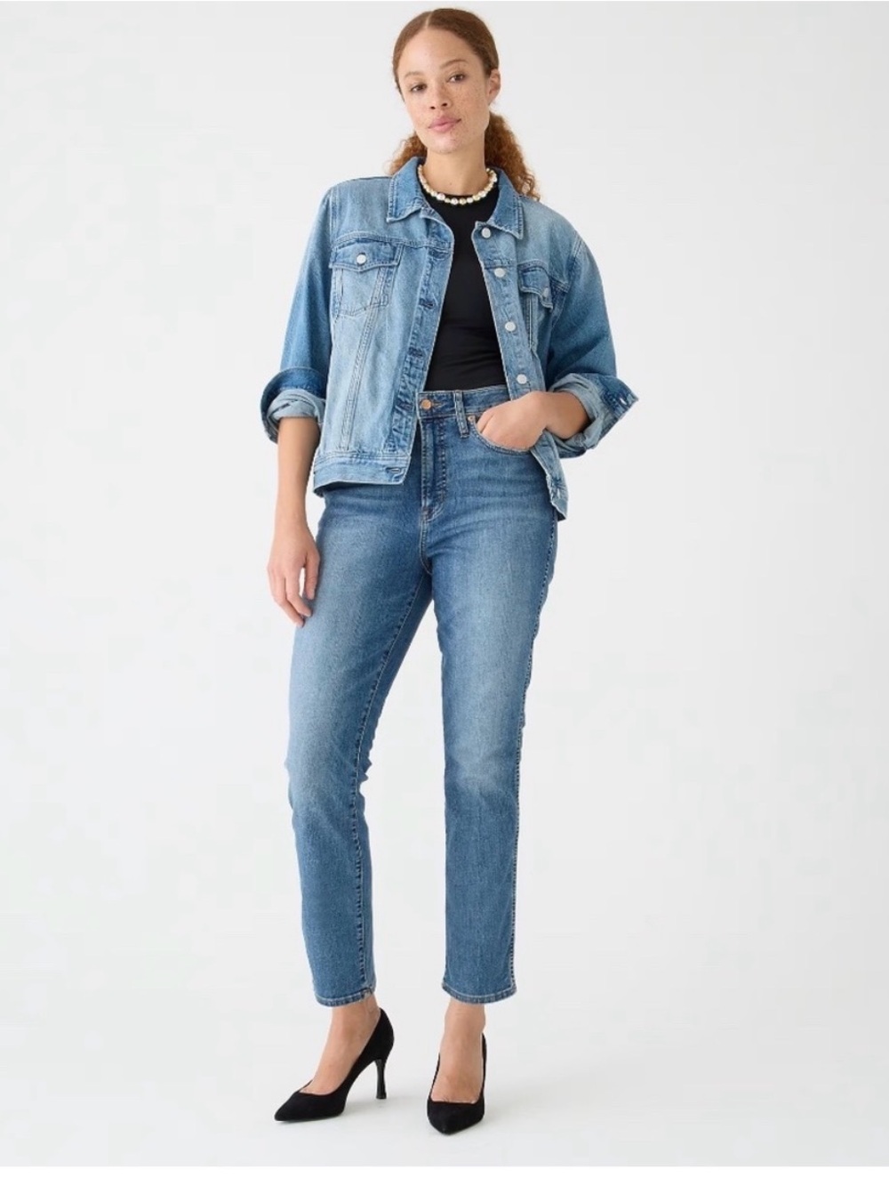 Size 26 J,Crew Curvy Vintage Slim-straight Jean in Warm Surf Wash